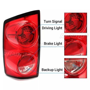 Feu arrière LED gauche et droit, ensemble de feux arrière, feu de position latéral pour Dodge RAM1500 2500 2007-2009 13429595 55277303AB - Product Image 2