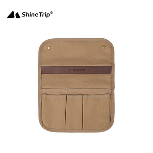 Sac de rangement latéral pour chaise de camping en toile détachable, organisateur suspendu multi-poches pour équipement de plein air - Product Image 5
