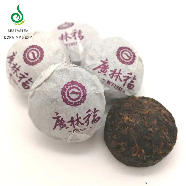 Factory wholesale Compress tea cake GLF 5 Years Royal Puer Tea Mini Tuocha Shu Yunnan Puerh Tea