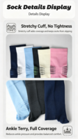 Chaussettes Tabi de sport en tissu éponge antidérapantes, résistantes à l'usure, avec semelle massante et compression, vente en gros