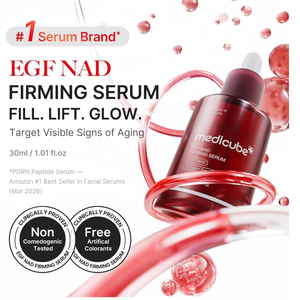 Сыворотка для лица и шеи Medicube NAD EGF Firming <span class=keywords><strong>Serum</strong></span> с пептидом EGF, NAD+ и коллагеном, антивозрастная сыворотка, корейская косметика. - Product Image 1