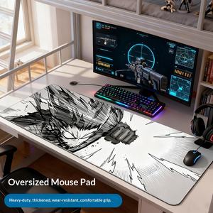 Alfombrilla <span class=keywords><strong>de</strong></span> Escritorio <span class=keywords><strong>Extra</strong></span> Grande <span class=keywords><strong>de</strong></span> Goma Natural con Diseño <span class=keywords><strong>de</strong></span> Anime, Reposamuñecas para Teclado, Alfombrilla <span class=keywords><strong>de</strong></span> Ratón para Oficina y E-sports, con Imagen Personalizada - Product Image 4