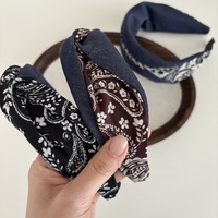 Daou Bandeau rétro en U de 13 cm, tendance, style bandana, de haute qualité, durable, pour la beauté quotidienne, accessoires capillaires pour femmes, vente en gros