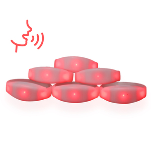 Pulsera Led activada por sonido para fiesta, brazalete de luz Led con Control remoto - Product Image 2