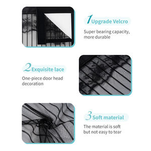 Venta al por mayor de <span class=keywords><strong>cortinas</strong></span> <span class=keywords><strong>antimosquitos</strong></span> de verano manos libres de cierre automático magnético mosquitera puerta cortina de red - Product Image 4