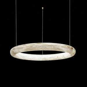 Lámparas Colgantes de Alabastro para Comedor, Alabastro Español Natural, Lámpara de Araña Redonda Moderna de Alabastro <span class=keywords><strong>Alba</strong></span> Lux - Product Image 4