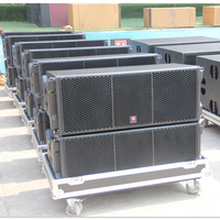 LA-2122 Sistema de Sonido Profesional de Doble Vía de 12 Pulgadas, Pasivo y Activo, Equipo de Sonido para Interiores y Exteriores