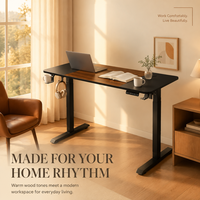 Table électrique réglable en hauteur AOR 20 mm/s à levage rapide, avec cadre en T épaissi, moteur unique, 3 vitesses, mémoire, vente en gros usine