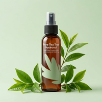 Hydrolat sans alcool personnalisé, brume rafraîchissante pour le visage, eau florale distillée naturelle pour tous types de peau, hydrolat d'arbre à thé