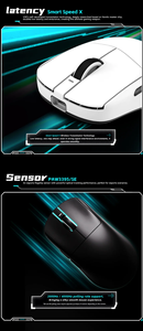 <span class=keywords><strong>Mouse</strong></span> da <span class=keywords><strong>Gaming</strong></span> Wireless VXE Dragonfly R1 SE+ con Sensore PAW3395 SE, Modalità Cablata, 2.4G e <span class=keywords><strong>Bluetooth</strong></span>, 3 Modalità - Product Image 6