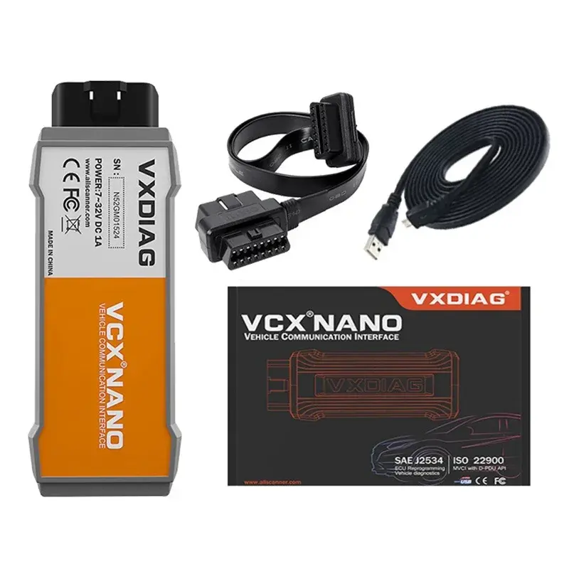 Vxdiag Vcx Nano Nx300 Voor Volvo 2014d Dobbelstenen Auto Diagnostische Hulpmiddelen Volledig Systeem Diagnoses J2534 On Line Ecu Programmeerscanner