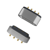 Conector de Alimentación USB Magnético para Lámparas LED, Cabezas Macho/Hembra, Fila Simple/Doble, Color Personalizado