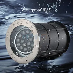 18W 110V 220V Outdoor IP65 Waterproof Led Inground Recessed Uplight Adjustable Underground Light