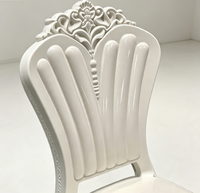 Chaise de princesse en plastique PP pour événements extérieurs, mariages et fêtes – Prix de gros abordable