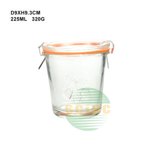 Meilleure vente bocal à <span class=keywords><strong>weck</strong></span> de 280ml avec <span class=keywords><strong>bocaux</strong></span> à clip/verre, vente en gros - Product Image 3