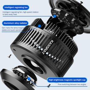 Lampada per <span class=keywords><strong>Acquario</strong></span> KASSRAY WRGB ad Alta Luminosità, Luce Naturale WiFi Bluetooth con Timer e Dimmer per Acquari Piante e Cascate - Product Image 2