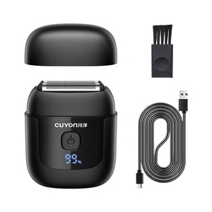 Cuyon-<span class=keywords><strong>Rasoir</strong></span> à trois lames pour <span class=keywords><strong>homme</strong></span>, <span class=keywords><strong>rasoir</strong></span> de ménage alternatif, tondeuse à barbe, machine à raser, chargeur USB - Product Image 1