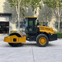 Compacteur de sol à tambour unique YSW210 avec capacité de montée de 30 % et force de 140 KN