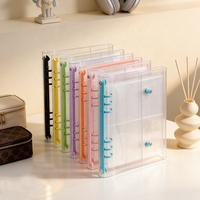 Organisateur de stickers transparent A5 pour stickers Kpop/perles Perler/perles fusionnables / Album de collection pour agenda et scrapbooking