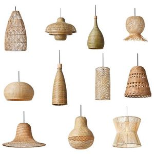 Lustre suspendu en rotin sculpté à plusieurs niveaux, style européen artistique et luxueux, 220V, pour les intérieurs de maison - Product Image 3