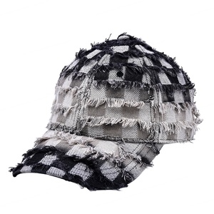 Casquettes de baseball en jean classiques ajustables à la mode personnalisées vente en gros de jeans Casquettes de baseball unies à pampilles Gorras - Product Image 3