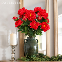 Usine En Gros Offre Spéciale Français Pivoine Tige 3 Têtes Artificielle Pivoine Fleurs En Soie pour la maison déco fête