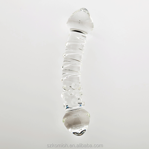 Hot Selling Lage Prijs <span class=keywords><strong>7</strong></span> <span class=keywords><strong>Inch</strong></span> 17.5Cm Realistische Lange Enorme <span class=keywords><strong>Dildo</strong></span> Clear Glas Crystall <span class=keywords><strong>Dildo</strong></span> - Product Image 3