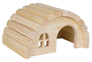 Casa de madera natural para roedores, juguetes para hámster, casa para hámster, escondite <span class=keywords><strong>Trixie</strong></span> - Product Image 5