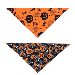 Nuovo Set Decorativo Invernale in Poliestere per Halloween per Animali Domestici: Bandiera da Appendere, <span class=keywords><strong>Collare</strong></span>, Cappello e Bavaglino per Cani - Product Image 4