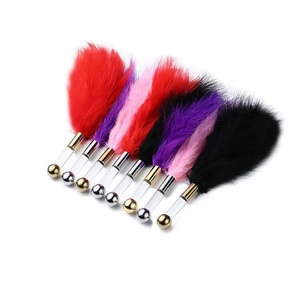 BDSM plume brosse Tease bâton Couple sexe accessoires Flirt Tease Stimulation fessée chatouiller Bondage esclave jouets pour adultes - Product Image 1