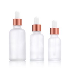 25ml givré huile pour les yeux sérum verre argent bouchon bouteille d'huile - Product Image 6