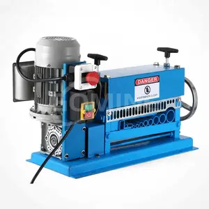 Cable extruding production line, And electrical wire cable stripping copper making machine