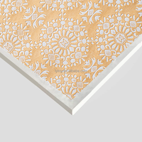 Plaques de plafond en plâtre laminé PVC ignifuges et résistantes à l'humidité, personnalisables pour les projets résidentiels et commerciaux