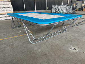 Chuyên nghiệp dày Trampoline thể thao ngoài trời tập thể dục nhảy giường nhào lộn Thể dục dụng cụ đàn hồi lưới - Product Image 2