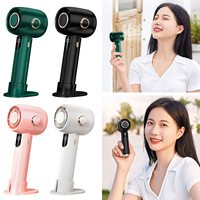 Mini ventilateur de bureau USB haute vitesse, petit, réglable, rechargeable, 3 en 1, batterie rechargeable, support de table USB