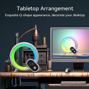 Téléphone domestique intelligent App Control réveil lumineux avec haut-parleur BT veilleuse de chevet veilleuses pour chambre d'enfants - Product Image 6