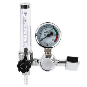 Débitmètre régulateur 0-25 MPa pour Argon et CO2, compatible MIG/TIG, pour GPL, Hélium, Propane, Acétylène et Gaz Naturel, en Laiton - Product Image 2