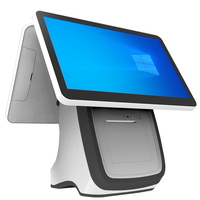 PC de panel de pantalla doble de ordenador todo en uno de escritorio LED de alta calidad de 15,6 pulgadas