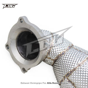 Tuyau de catalyseur d'échappement en acier inoxydable Boska pour <span class=keywords><strong>Alfa</strong></span> <span class=keywords><strong>Romeo</strong></span> Giulia/<span class=keywords><strong>Stelvio</strong></span> 2.0T 2017-2021 304 - Product Image 5