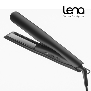 Lena Professional Aluminum Plates Steam Flat Iron <strong>Hair</strong> Straightener <strong>Keratin</strong> Ionic Technology 200&deg;C Adjustable Temperature - Product Image 3
