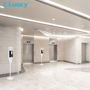 Sin Rumbo de acero gimnasio Premium estera de plástico automática soporte montado en el piso dispensador de desinfectante de la mano - Product Image 2