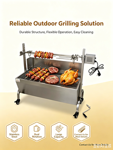 Parrilla de Carbón Eléctrica Manual de Acero Inoxidable, Placa Desmontable, Plegable, Multifuncional para Camping, Nueva Parrilla para Asar Más Vendida - Product Image 6