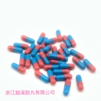 Capsule végétale de gélatine Capsules colorées vides certifiées pour toutes tailles