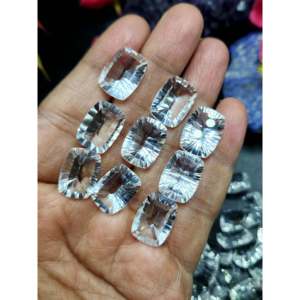Piedras Preciosas Sueltas de Cuarzo Transparente Facetado - Brillo Superior a la Belleza - Lote de 51 unidades - Product Image 1