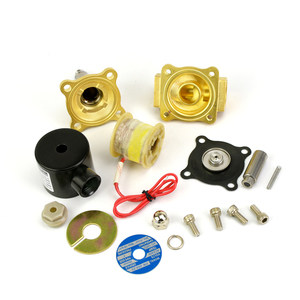 Solenoid chuyển đổi Van điều khiển cơ hoành 1 inch Brass NC 2w250-25 thường đóng 25 mét 1 "điện 220 Volt nước van solenoid - Product Image 5