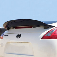 Aileron arrière de haute qualité style AJT en fibre de carbone, sans perçage, pour Nissan 370Z Z34