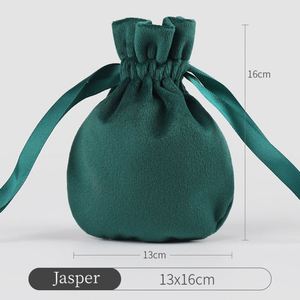 Bolsas de Regalo de Terciopelo con Cordón, Bolsitas para Joyería, Bolsas para Recuerdos de Boda, Ecológicas, Color Personalizado, 13.5x31cm - Product Image 4
