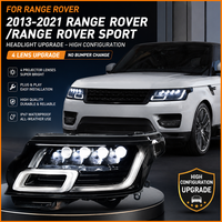 Pour Land Rover Range Rover Vogue L405 2013 à 2021, phares LED à quatre lentilles, plug and play, sans découpe de pare-chocs, style facelift, accessoires