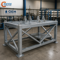 Base de Fondation pour Équipement d'Usine de Ciment Soudée OEM Haute Résistance, en Acier Revêtu Anti-Abrasion, Certifiée ISO 9001 SGS, Personnalisée pour Usage Industriel