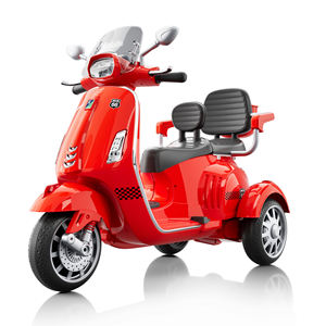Moto électrique à trois roues pour enfants Jouet à double siège rechargeable avec roues compactes - Product Image 5